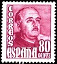 Spain 1948 Franco 80 CTS Pink Edifil 1023